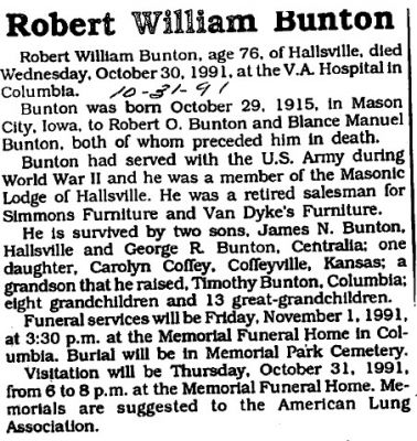 Bunton, Robert William
