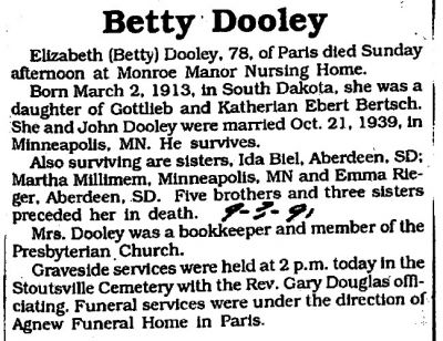 Dooley, Betty
