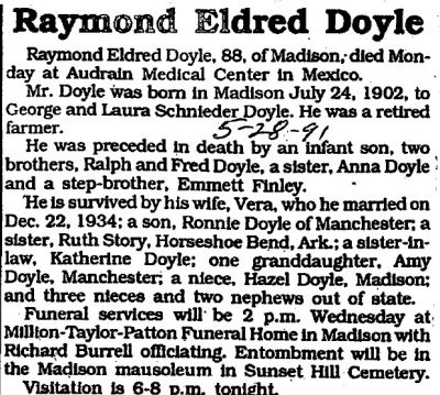 Doyle, Raymond Eldred
