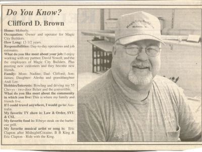 Brown Clifford D.   Feb 27  2004

